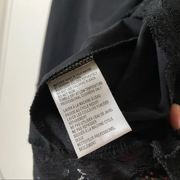 Lace Stretch Cinch Top Ruche String Long Sleeve Sleek Blouse Size Large - Picture 8 of 14